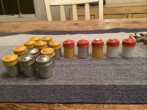 Lot of 18 Vintage (5) Kodak Empty EMBOSSED Metal Film Canisters w/ Lids - Picture 1 of 4