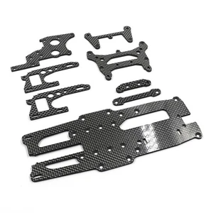 NEW Yeah Racing KYOP-S03BK/S Carbon Set for Kyosho Optima Pro - Picture 1 of 12