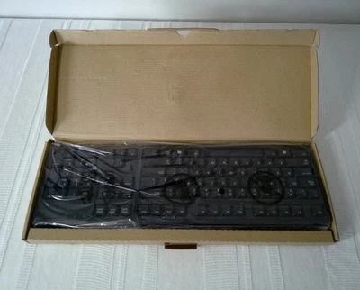 GENUINE DELL PC Computer KEYBOARD Model KB212-B QUIET KEY USB wired US ENGLISH - Image 1 of 4