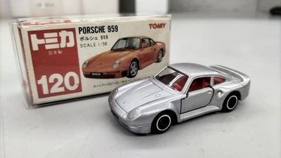 TOMY Tomica #120 Porsche 959 Vintage Diecast Car 1/58 Scale Made in Japan - Image 1 of 4