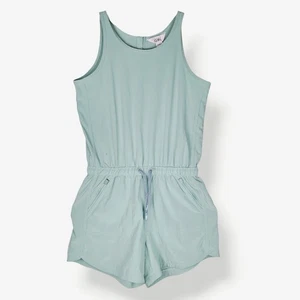 Athleta Girl All In Romper Sz XL 14 Active Jumpsuit Romper Sleeveless Plz Read - Picture 1 of 7