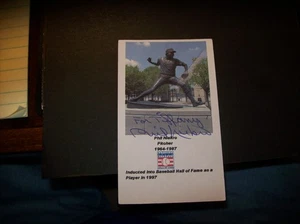 Phil Niekro (1939-2020) personalized & signed 3x5 (HOF-1997) - Picture 1 of 1