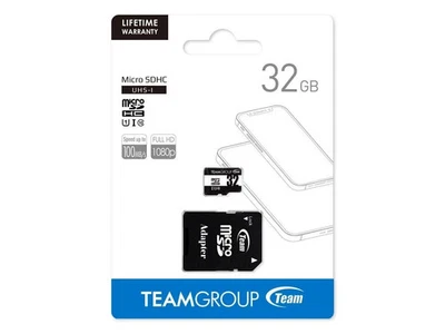 Team 32GB Micro SDHC UHS-I/U1 Class 10 Memory card + Adapter US SELLER NEW - Image 1 of 2
