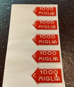 5 Stück Epoxi 1000 Mille Miglia STICKER 3D UV Beständig , Super Strong Glue - Bild 1 von 1