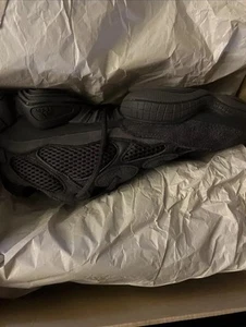 Size 9.5 - adidas Yeezy 500 Low Utility Black - Picture 1 of 5