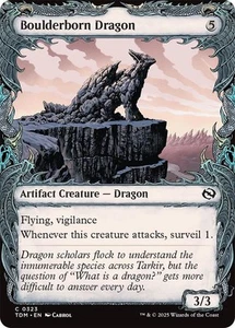 Boulderborn Dragon Showcase 0323 MTG Tarkir: Dragonstorm Common NP - Picture 1 of 1