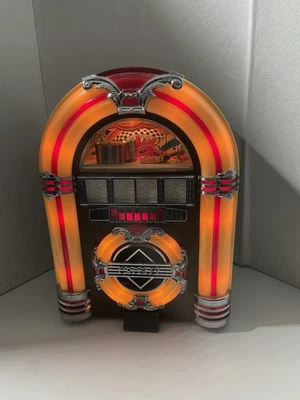 Crosley CR-11 Edición Coleccionista Iluminada Radio AM/FM Cassette Cinta Jukebox Probado Foto 1 de 4
