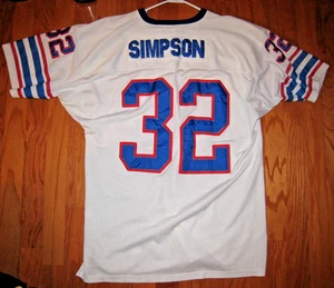 NFL Buffalo Bills OJ Simpson #32 Mitchell & Ness 1970s Throwback Jersey Sz 52 - Picture 1 of 6