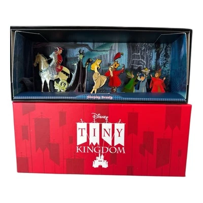 La Bella Durmiente Disney Tiny Kingdom 5 Piezas Diorama Esmalte Plano Set Maléfica Foto 1 de 4