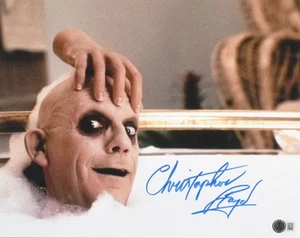 Christopher Lloyd Signed 11x14 Uncle Fester Photo - Beckett W Hologram *Blue #1 - Picture 1 of 2