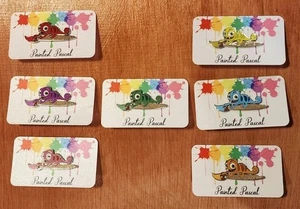 Disney Fantasy Pin Set 7 bemalte Pascal Pins - Bild 1 von 7