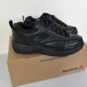 Zapatos de trabajo Reebok para mujer 10 M para hombre 8 Jorie Street Sport Jogger Oxford negros - Imagen 1 de 11