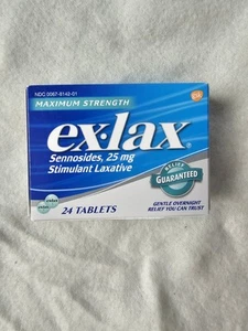 ex-lax Maximum Strength Stimulant Laxative Constipation Relief Pills (24CT) for - Picture 1 of 2