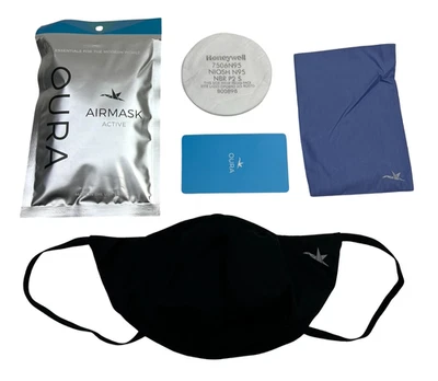 Reusable Active Mask w Honeywell 7506 Particulate Filter AIRMASK Oura 2 PACK - Image 1 of 4