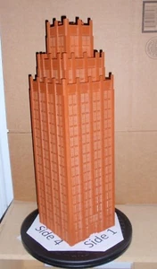 N SCALE SKYSCRAPER BASED OFF THE UNITED OFFICE BUILDING NIAGARA FALLS CINNAMON - Picture 1 of 8