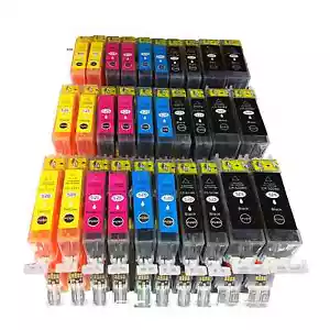 30x tinte für Canon PIXMA IP4850 4950 MG5150 MG5250 MG5300 MG8150 MX885 mit CHIP - Bild 1 von 1