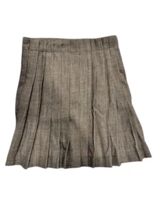 Coco Blanc Wool Short Pleated Skirt Girl Size 6 - Picture 1 of 2