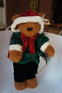 HOLIDAY GEMS 21 INCH STANDING BEAR WITH CHRISTMAS CAPE: FOR DISPLAY - Picture 1 of 3