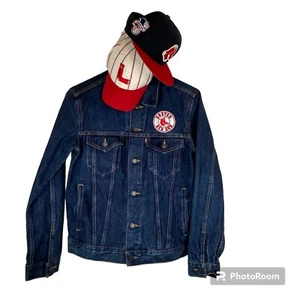 Boston Red Sox Herren Levis Jeansjacke S New Era und American Needle Headwear MLB - Bild 1 von 12