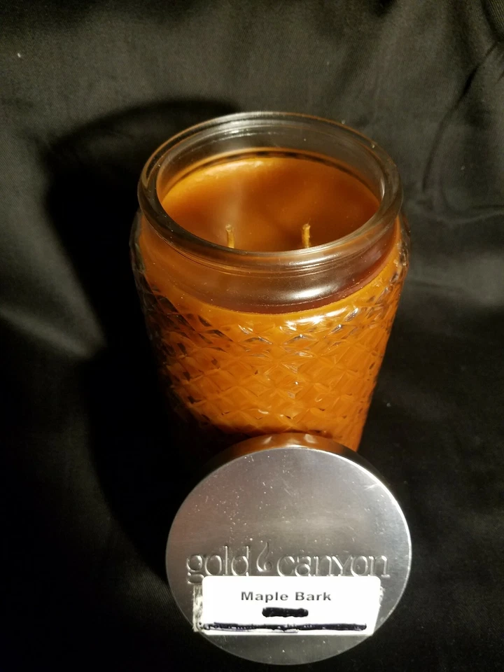 Large 26 Oz. Gold Canyon Maple Bark Candle + Free Shipping - Image 1 of 1