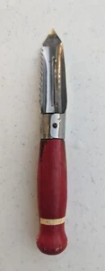 Kitchen Utensil Corer Peeler Red Wood Handle VINTAGE!   jul22 - Picture 1 of 6
