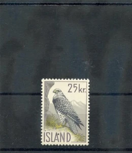 Island Sc 323 (MI 339) ** Sehr schön NH 1960 25KR Island Falke 36 $ - Bild 1 von 1
