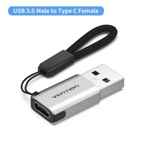 USB C Female to USB A Male Charger Adapter For Samsung Note 10 20 S20 S21 S22 - Picture 1 of 14