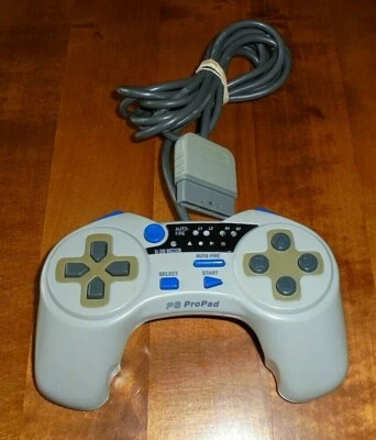 INTERACT PROPAD SV-1100 PLAYSTATION PS1 GREY CONTROLLER IN VGWC + FREE UK POST - Image 1 of 3