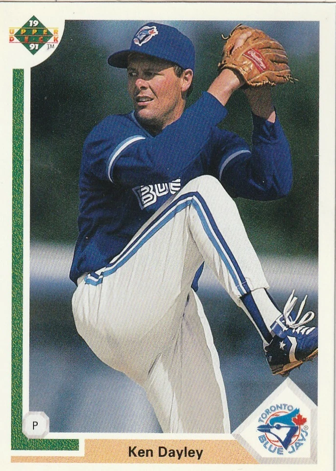 FREE SHIPPING-MINT-1991 Upper Deck Ken Dayley #781-PLUS BLUE JAYS BONUS CARDS - Image 1 of 1