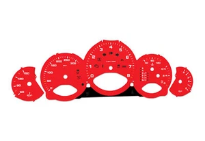 For Porsche Carrera 911, 997 Red - Speedometer gauges from MPH to km/h Gauges - Picture 1 of 6