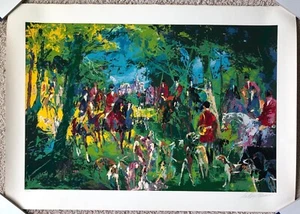 LEROY NEIMAN "CHATEAU HUNT" Limited Edition Serigraph - Picture 1 of 5