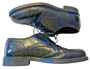 Bond Street Herrenschuhe Gr. 8 schwarz Leder klassisch bequem - Bild 1 von 9