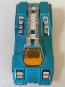 VINTAGE MATCHBOX COSMOBILE SUPERFAST TOY 1975 #68 YELLOW BLUE - Picture 1 of 12