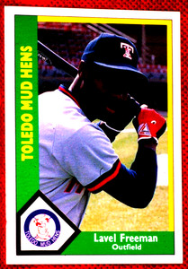 1990 CMC #17 Lavel Freeman (Toledo Mud Hens) ........S00311