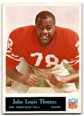 1965 Philadelphia John Thomas RC San Francisco 49ers #181 - Image 1 of 2