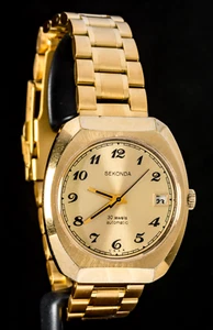 Sekonda (Made in USSR) Automatic Watch (Vintage) -- Working, 37x42mm Case - Picture 1 of 6