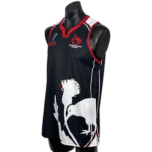 Canterbury Melbourne Rebels Kiwi Hawthorn Rugby Singlet Men's Size M Black NWT - Imagen 1 de 19
