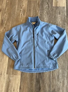 Woolrich Apex Soft Shell Jacket Womens Medium Blue - Picture 1 of 13