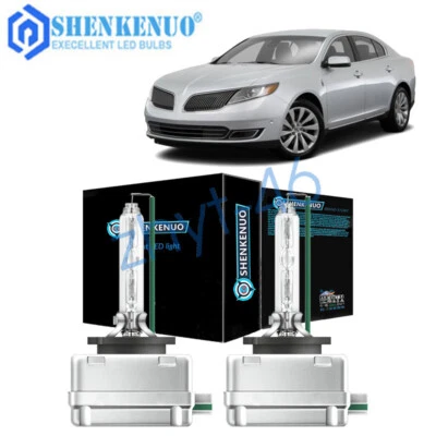 Front HID Headlight Xenon White Bulbs For Lincoln MKS 2009-2016 High/Low Beam - Изображение 1 из 4