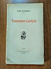 Diego De Roberto TOMMASO CARLYLE 1° ed. Laterza 1905 