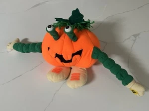 Vintage GEMMY Googly-Eyed Monster Halloween Pumpkin Animated Plush - Picture 1 of 6