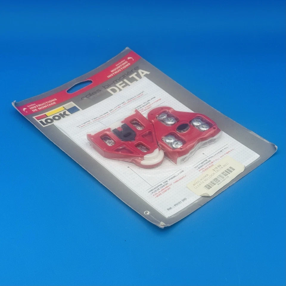 2016 Look Delta System Red Cleats 9 Degree Float