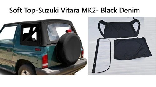 Soft Top for Suzuki Vitara MK 2 -Black Denim - New Launch Offer 25% cashback - Image 1 of 4
