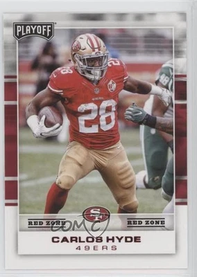 2017 Panini Playoff Red Zone Carlos Hyde #79 - Image 1 of 2