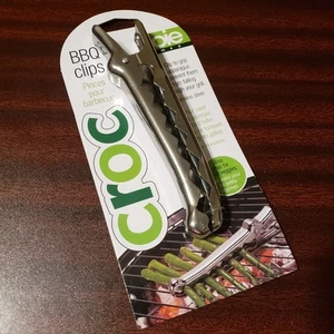 Joie Croc BBQ Clips Asparagus Vegetable Grilling Stainless Dishwasher Safe - Picture 1 of 3