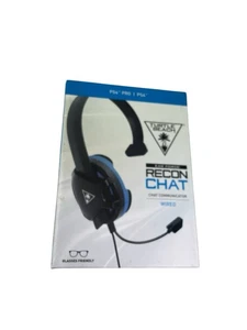 Turtle Beach - Recon Chat Wired Mono Gaming Headset for PS4, PS4 Pro Black Blue - Picture 1 of 1