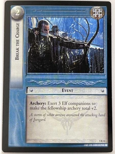 LORD OF THE RINGS TCG HELM'S DEEP RARE CARD 5R11 BREAK THE CHARGE lp - Picture 1 of 1