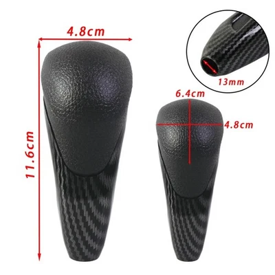 For Honda For Civic 2012 to 2015 Carbon Fiber Shift Knob Assembly Replacement - Image 1 of 4