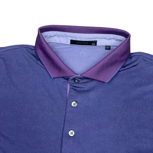 Greyson Polo Shirt Mens 2XL Den of Thieves Purple Performance Stretch Golf - Picture 1 of 8