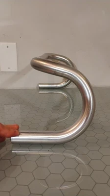 Manillar Nitto Grand Randonneur B135 Drop - Aluminio, 25,4 mm, 42 cm, Plateado Foto 1 de 4